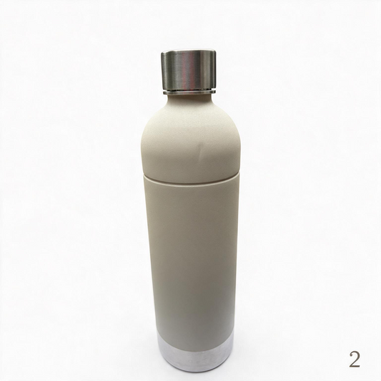 VIOK 1.3 L Stainless Steel Bottle for Aarke Carbonator 2 & 3, Smeg SKC01 with Active Loop Sandwhite